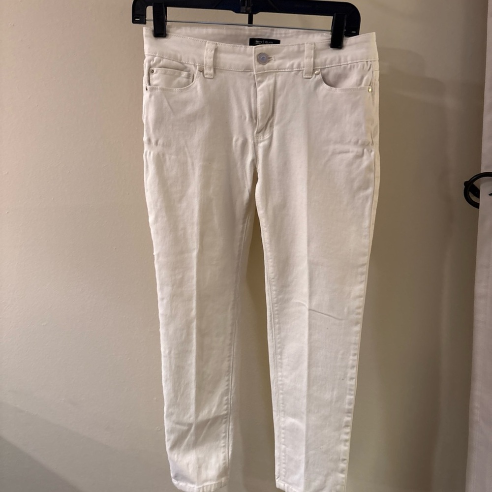 White House Black Market Women's White Skinny Jeans